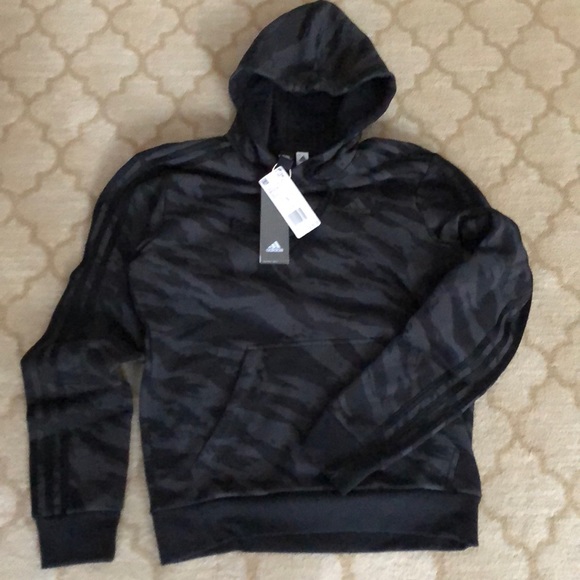 black and camo adidas hoodie